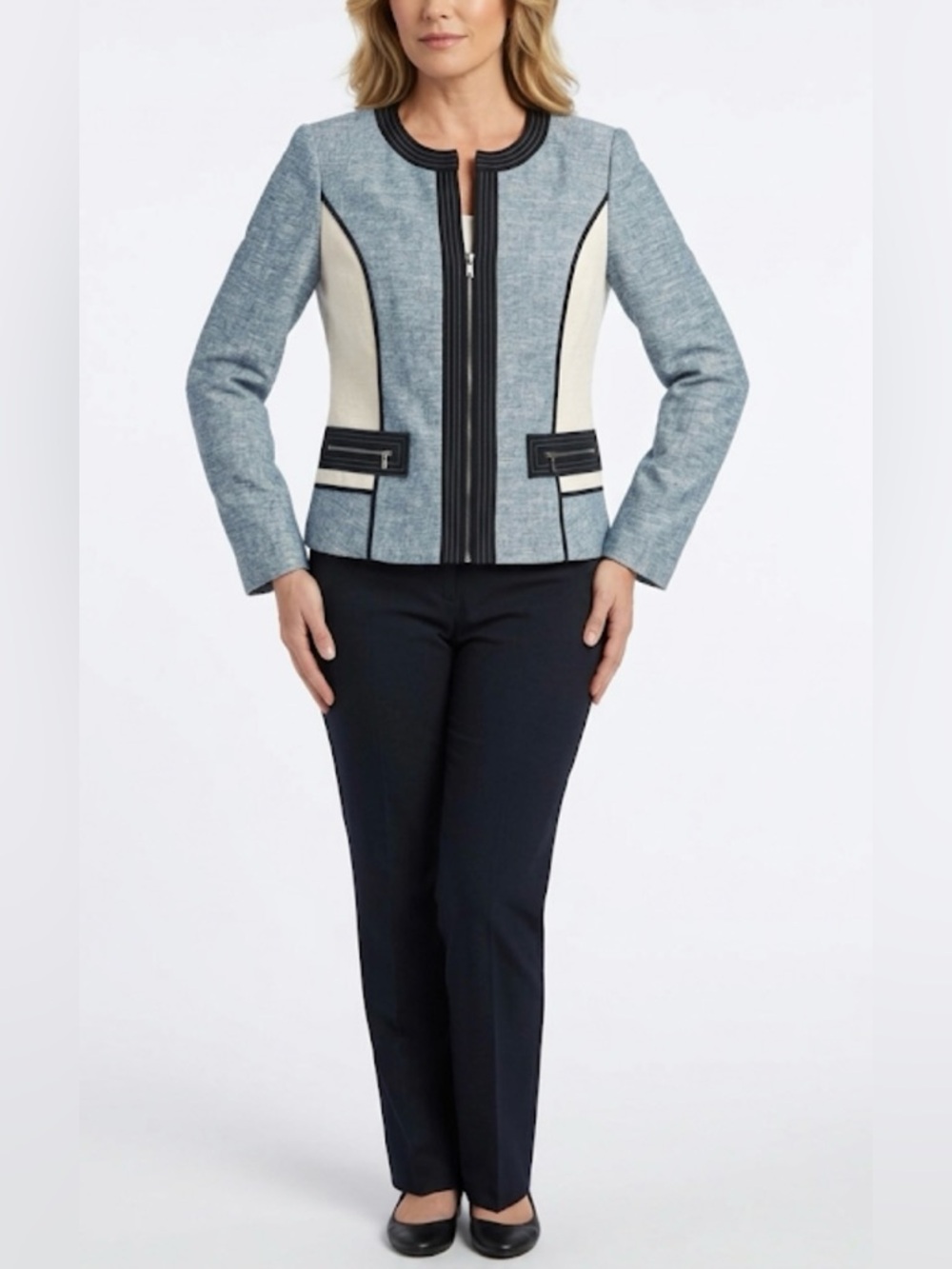 Ellen Tracy Womens Blazer Jacket Size 4
